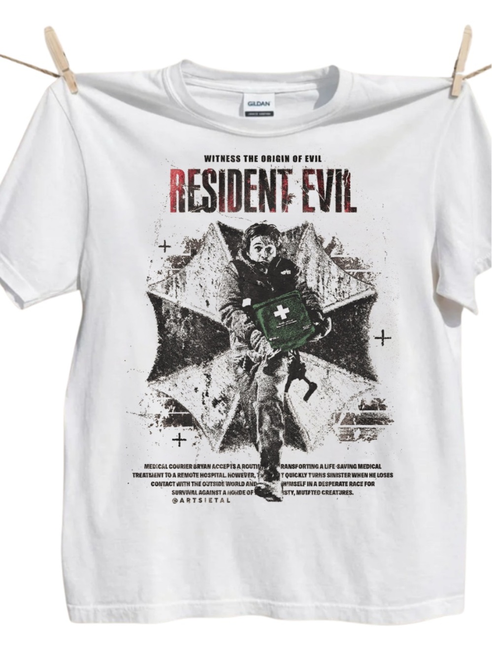 Graphic white shirt